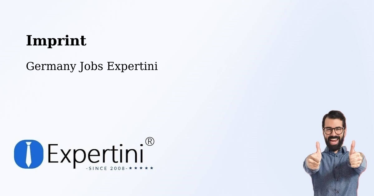 Imprint – Bräunlingen - Germany Jobs Expertini